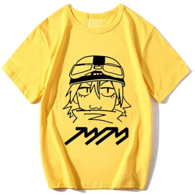 New fooly T-shirt cooly cosplay anime Haruko haruhara Naota Nantaba FLCL tshirt summer cotton short sleeve tees