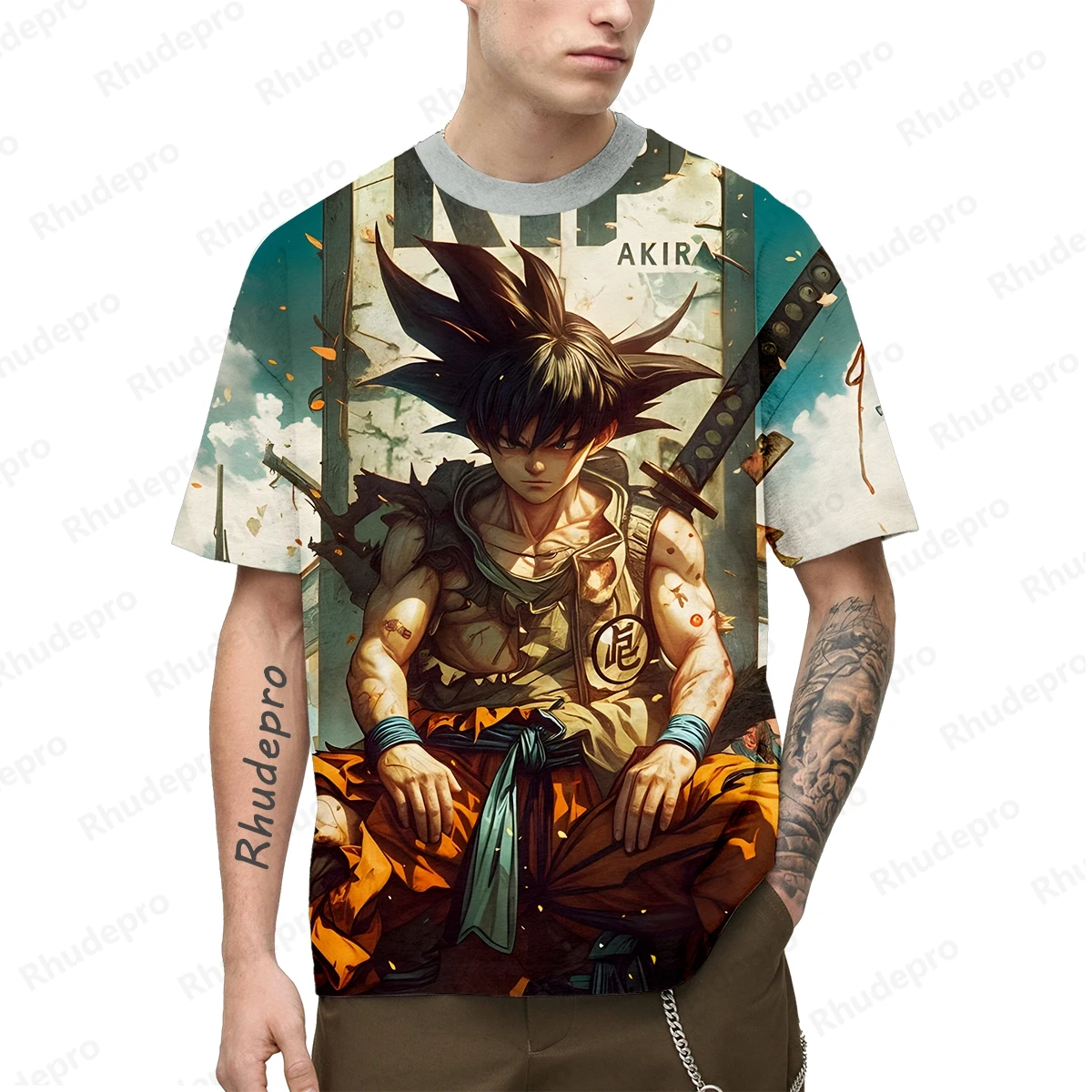 Cosplay Camiseta Super Saiya Masculina, Vegeta Camisas, Streetwear Goku, Tops, Roupas de Moda Masculina, 100 a 5XL, 2024