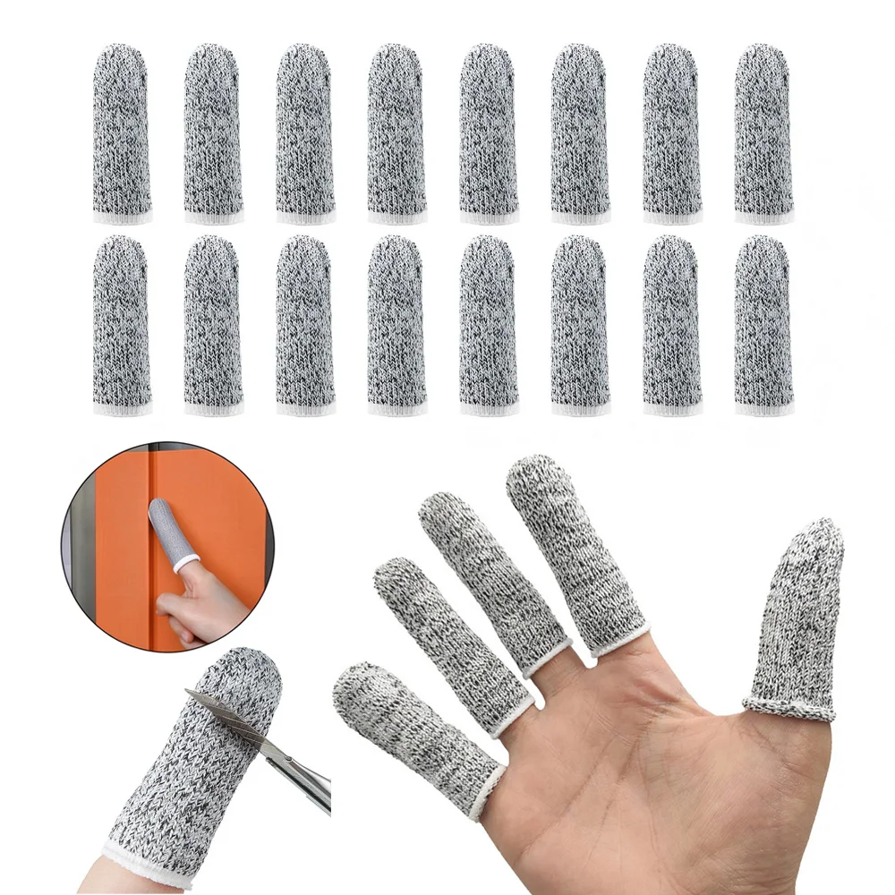 10/20PCS Professional Vinyl Film Car Wrap Tool Non-Scratch Finger Work Gloves Sleeve Auto Window Tint Install Finger Cover