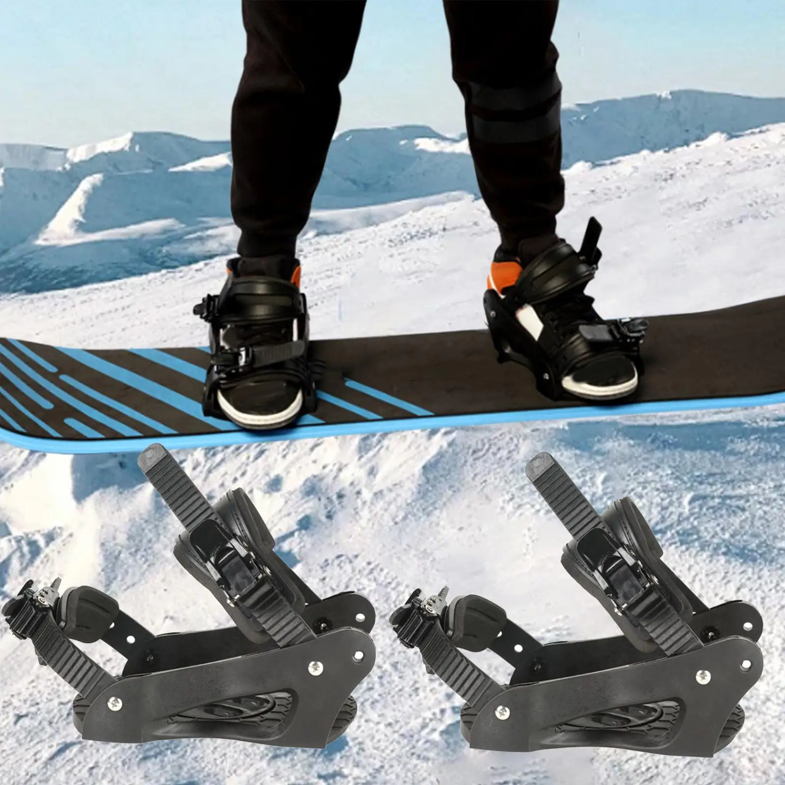 Botte de ski de patinage à dégagement rapide pour adultes, patins à glace faciles à utiliser, fournitures d'accessoires de chaussures, sports d'hiver, 506 fixations