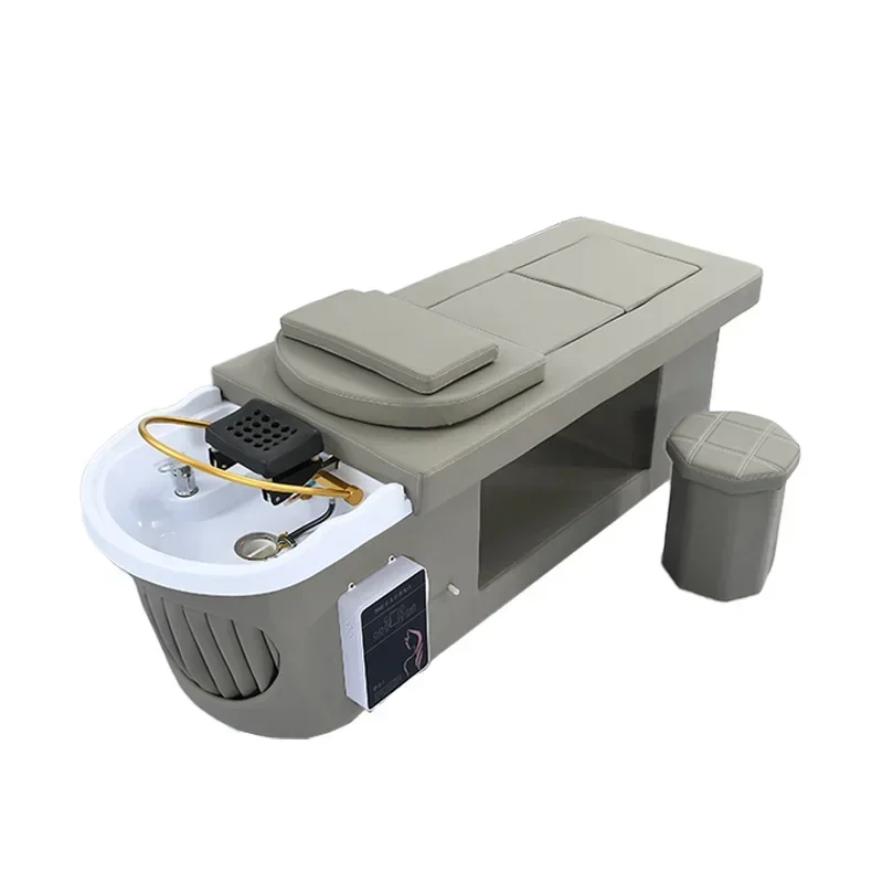 

Hair treatment shampoo bed Water circulation with fumigation bed Barber shop special beauty bed