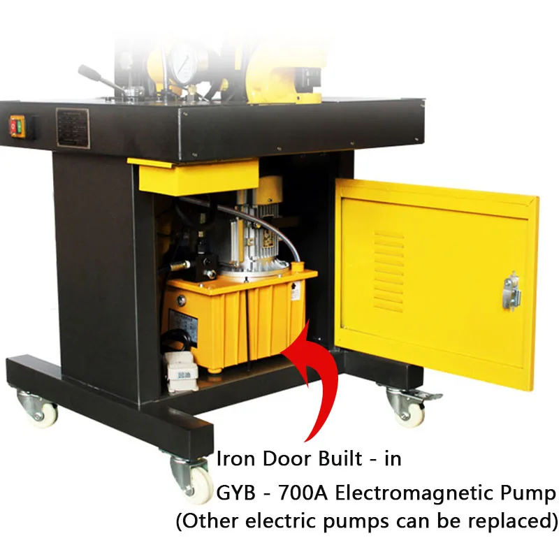 Professional 3-in-1 Hydraulic 220V Busbar Machine Copper Aluminum Multifunctional Busbar Punching Cutting Machine