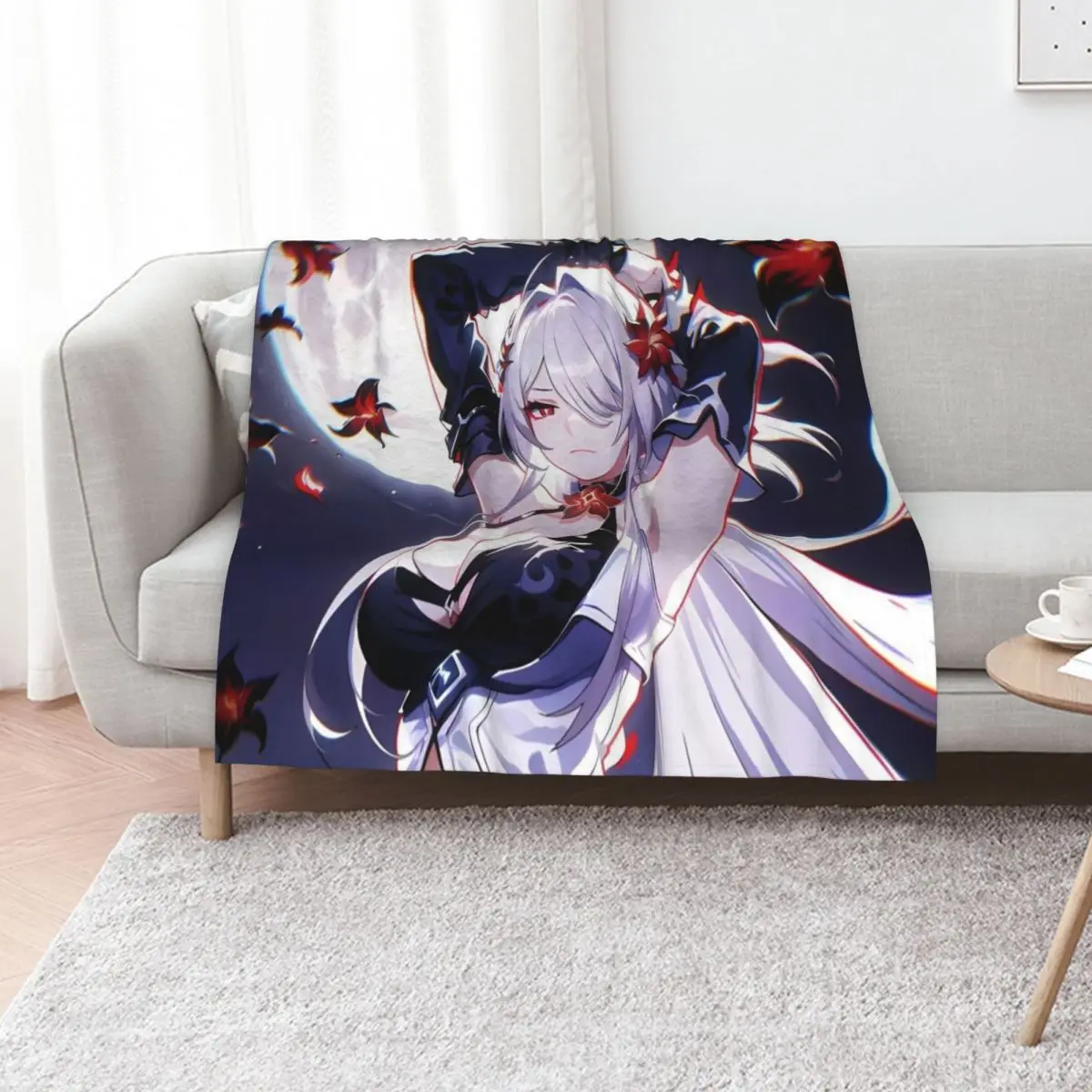 Acheron Honkai Star Rail - Acheron Throw Blanket Warm Cozy Throw Blanket for Living Room Couch