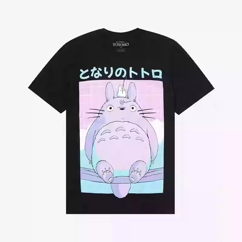 

Japanese Retro Casual Classic Animation Movie Men's and Women's Short-sleeved Animation Two-dimensional Loose Cotton T-shirt