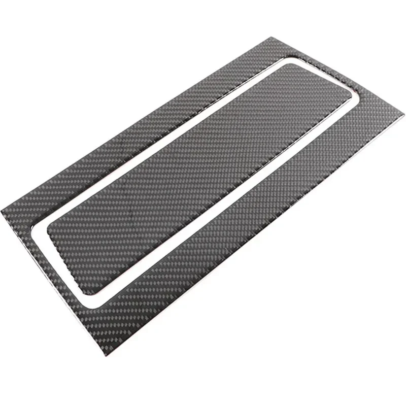 

Suetlcoity For Hummer H2 03-07 Soft Carbon Fiber Car Central Control Co-Pilot Storage Box Frame Sticker Interior Car Accessories