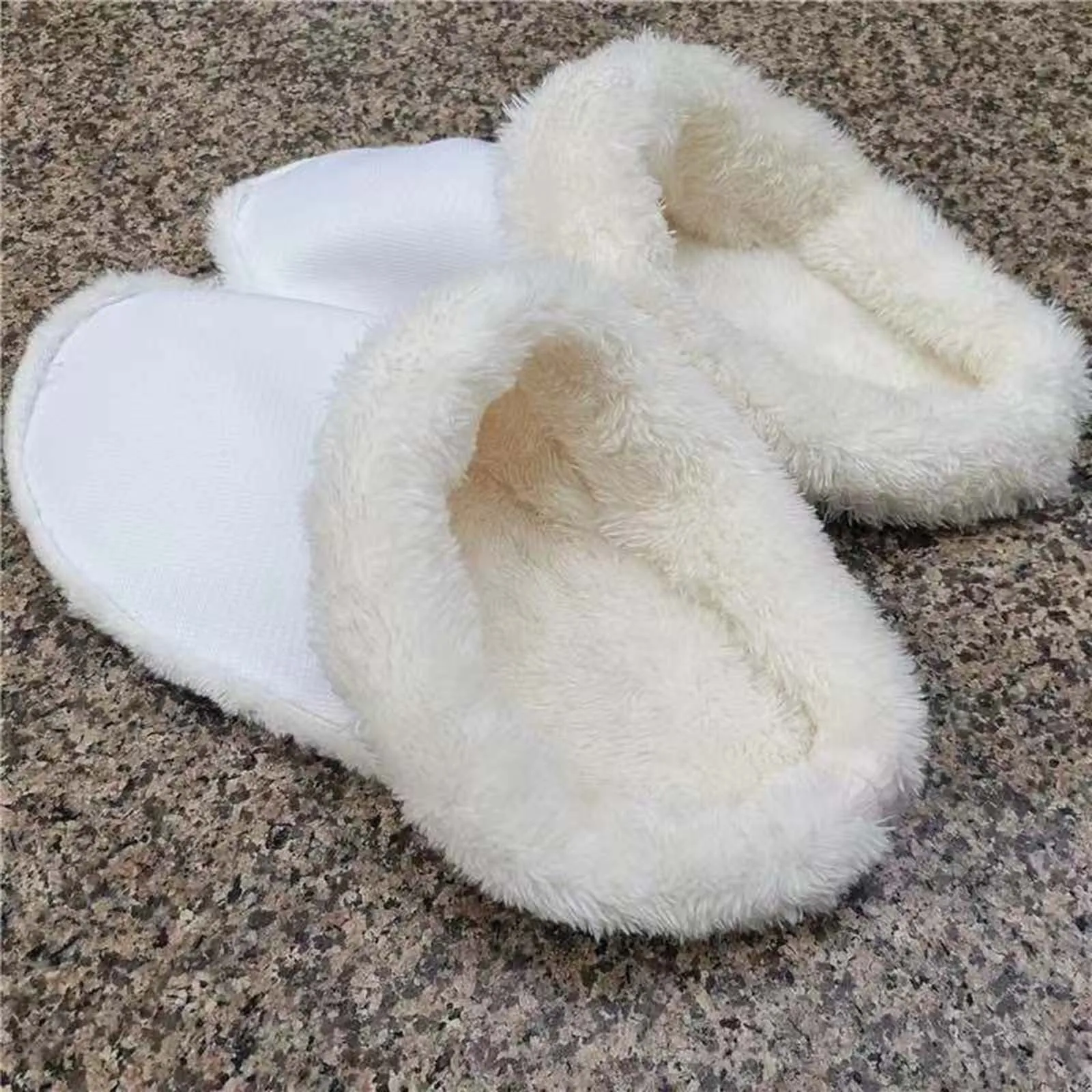 1 Pair Winter Warm Plush Insoles Inserts Removable Sleeve for Clogs Slippers Lined Shoes Cover Liner Furry Thermal Shoe Cover