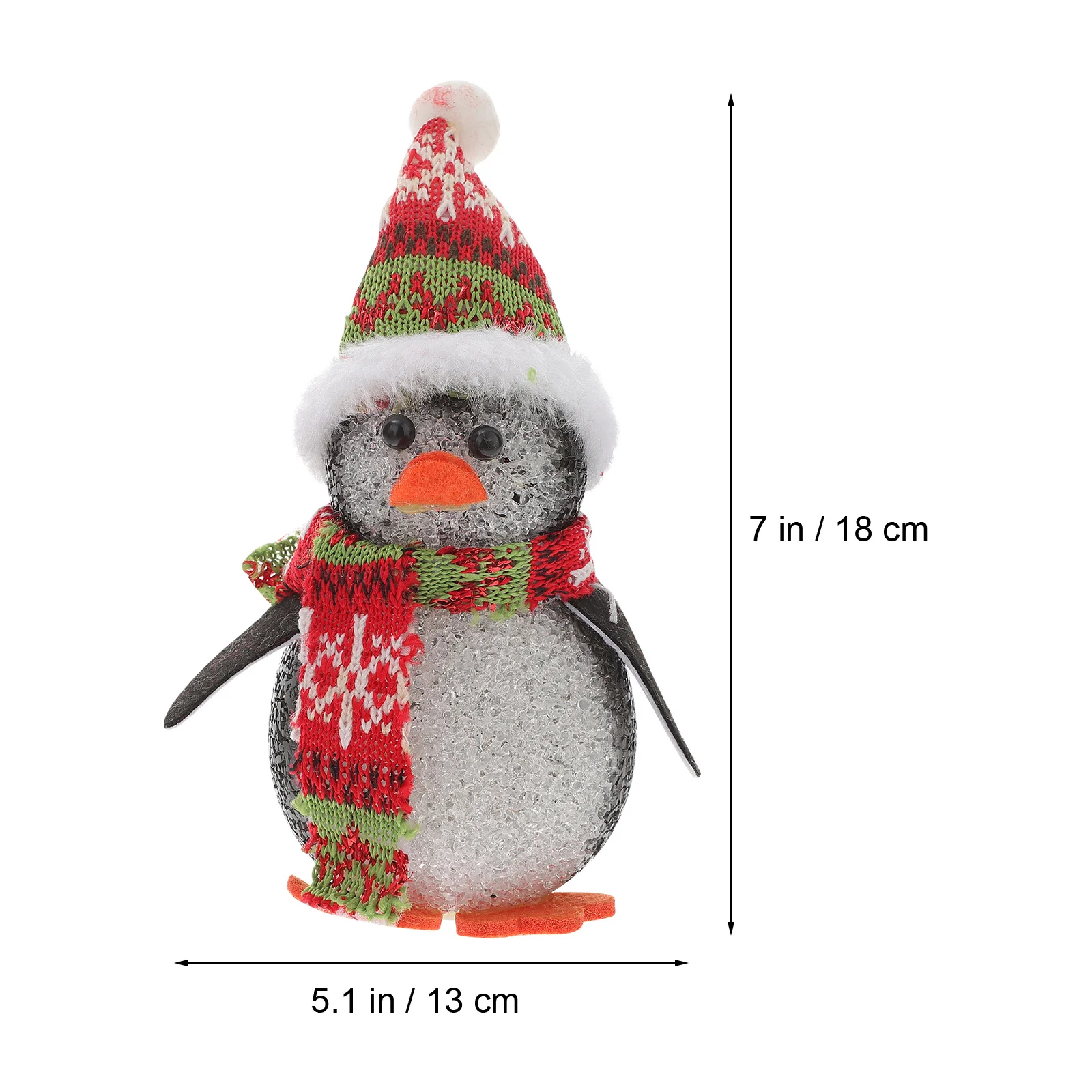 2 قطعة عيد الميلاد البطريق مصباح LED ضوء الليل لغرفة النوم المنزل الحمام غرفة ديكور لينة توهج سطح المكتب الضوء المحيط