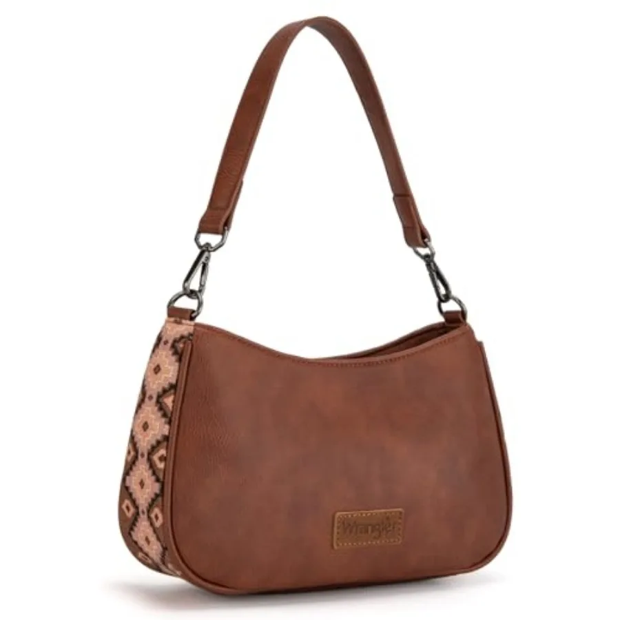 

Wrangler Western Shoulder Bag for Women Small Purse Aztec Hobo Bag HandBag with Detachable Strap