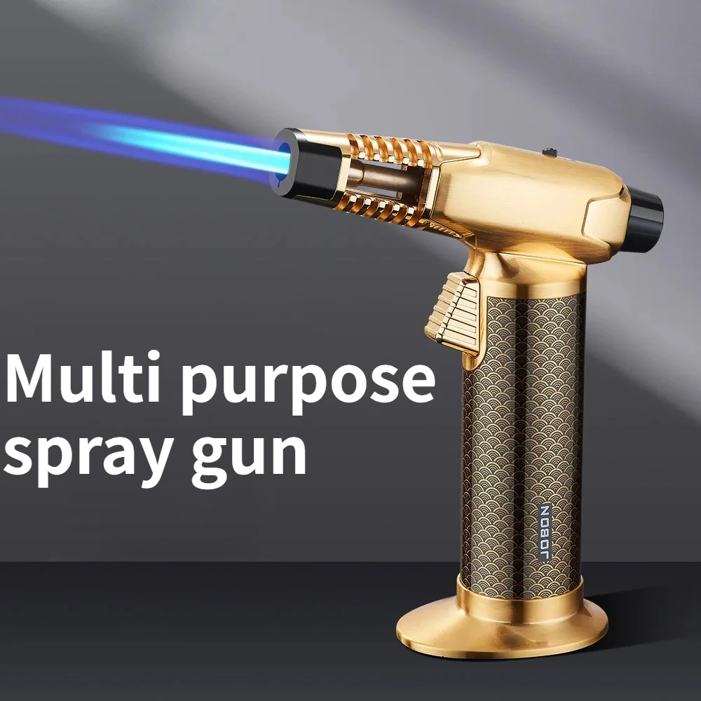 

Creative Direct Charge Windproof Inflatable High Beauty Spray Gun Outdoor BBQ Cigar Metal Spray Gun Men's Gift