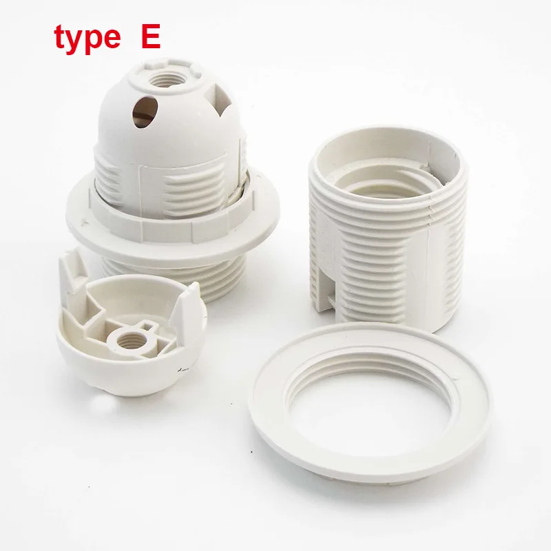 White black 2A 250V E27 E14 lampholder socket led Light Bulb Lamp base Converter power for Pendant Screw Lamp shade K5