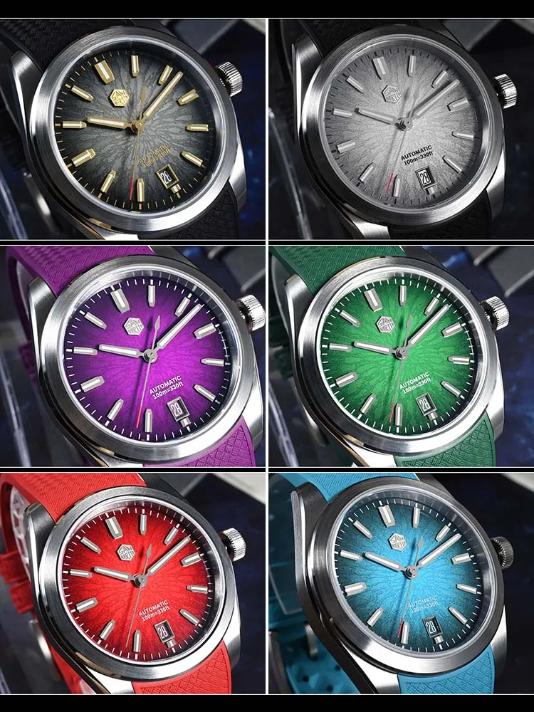 San Martin FKM SN0144 JianZhan Dial Gada 36/39/42mm Men's Luxury Dress Automatic Mechanical Watch Miyota 9015 Original Design