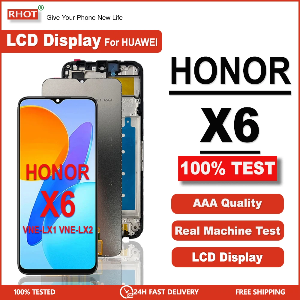 

6.50'' IPS Display For Huawei Honor X6 LCD Touch Screen Digitizer Assembly Replacement Screen For Honor X6 LCD VNE-LX1 Display