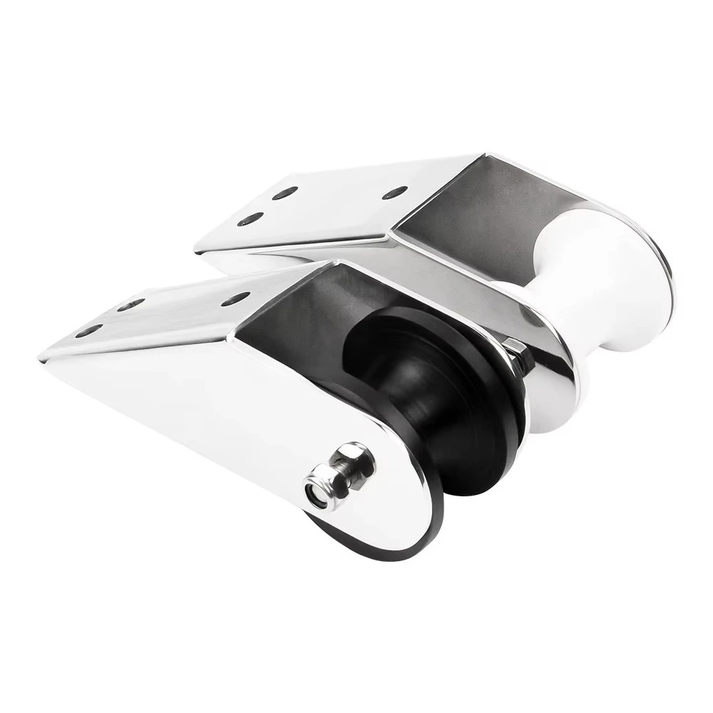 STLF Marine Hardware 316 Stainless Steel Boat Bow Anchor Rubber Roller Fixed Marine Boat Yacht Parts