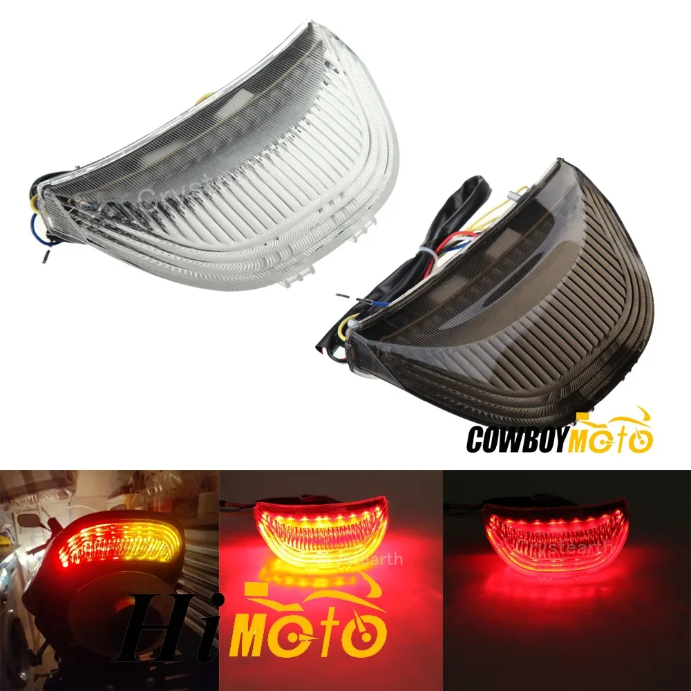 Smoke/Clear Lens Rear Tail Light Brake Turn Signals Integrated LED Taillight For Honda CBR600RR 2003-2006 / CBR1000RR 2004-2007