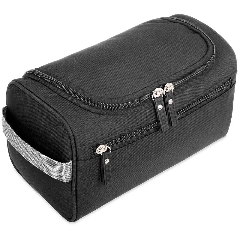 Bolsa de maquillaje portátil Unisex, organizador de cosméticos impermeable, estuche colgante de aseo para mujeres y hombres, lavado, afeitado,