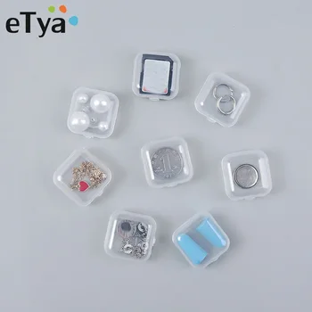 ETya 10 قطعة المرأة المحمولة صندوق مجوهرات صغيرة المنظم حالة إكسسوارات السفر مجوهرات متعددة الوظائف علبة التعبئة والتغليف دروبشيبينغ