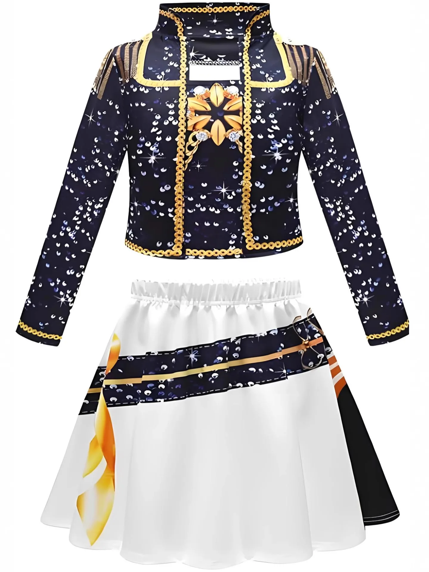 Disfraz de Kpop Demon Hunters Rumi Zoey Mira, disfraz de Huntrix Golden Stage, conjunto completo de disfraces de Halloween para niña, traje de Carnaval para adulto