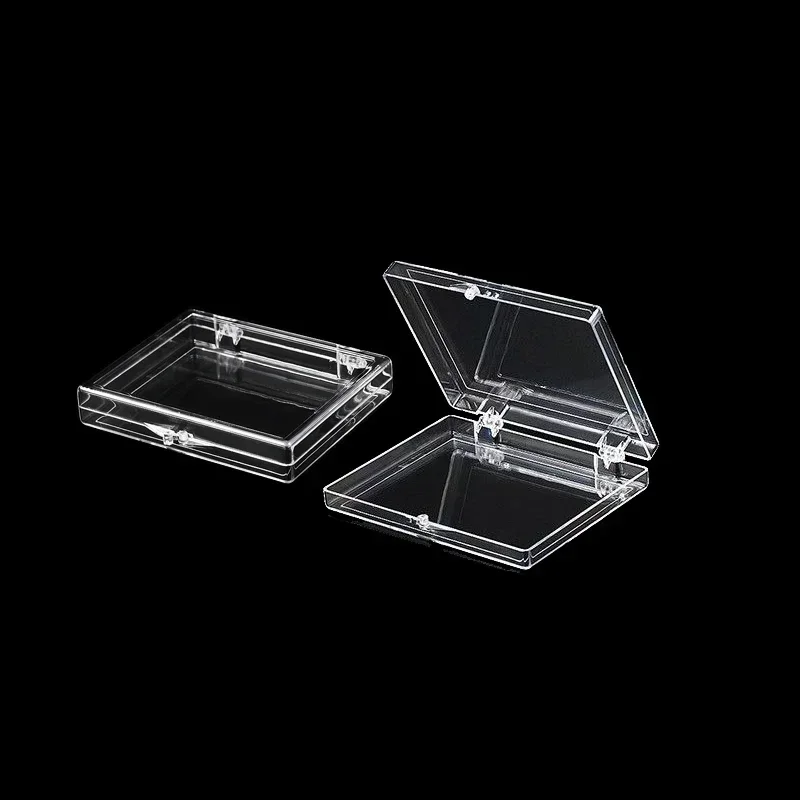 Transparent Bracele Stone Jewelry Organizer Box Badge Storage Cover Box DIY Card Case Home Accessory Container Beads Coin Box