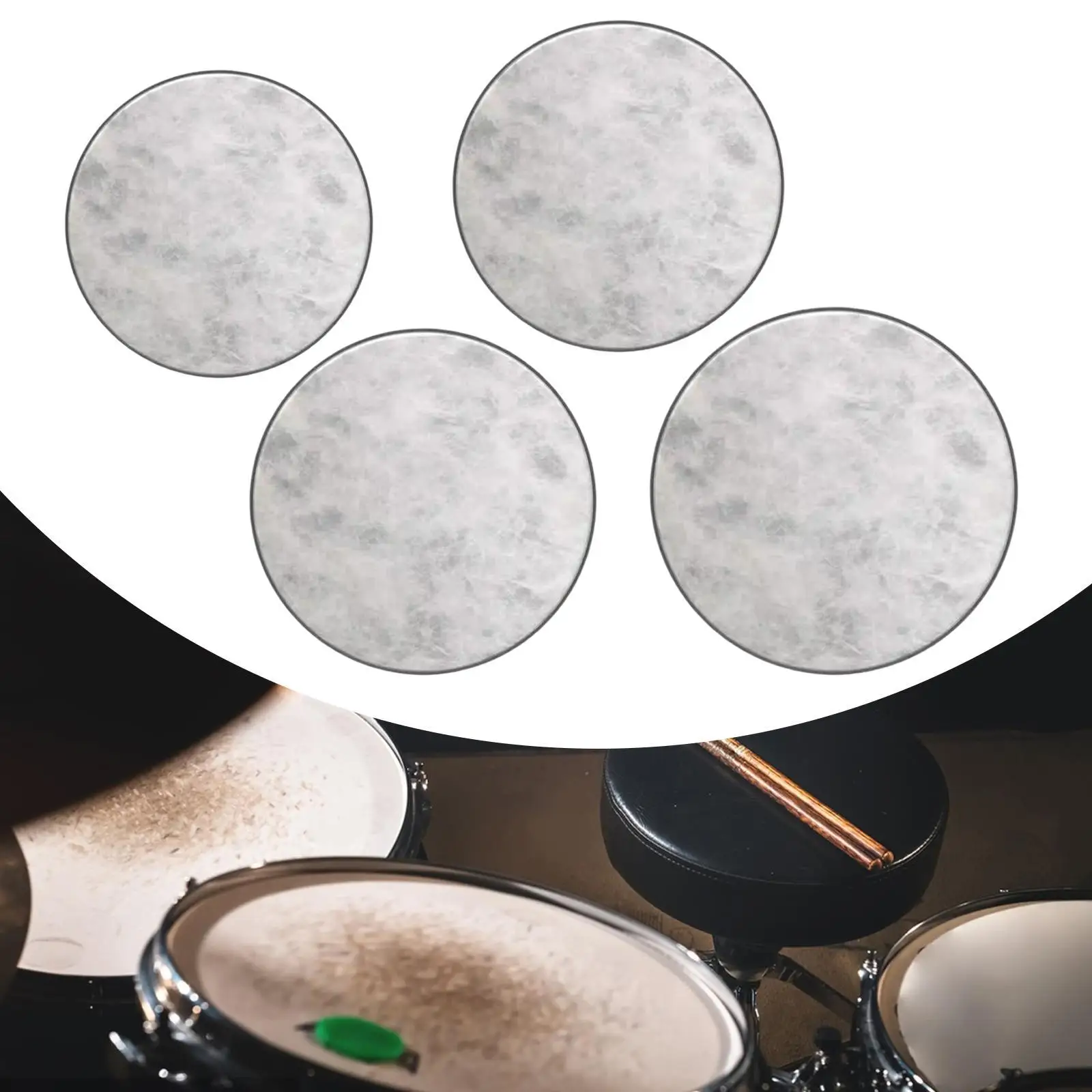 Drum Head Replacement Parts Accs Drumhead Skin for Kids Show Daily Practice