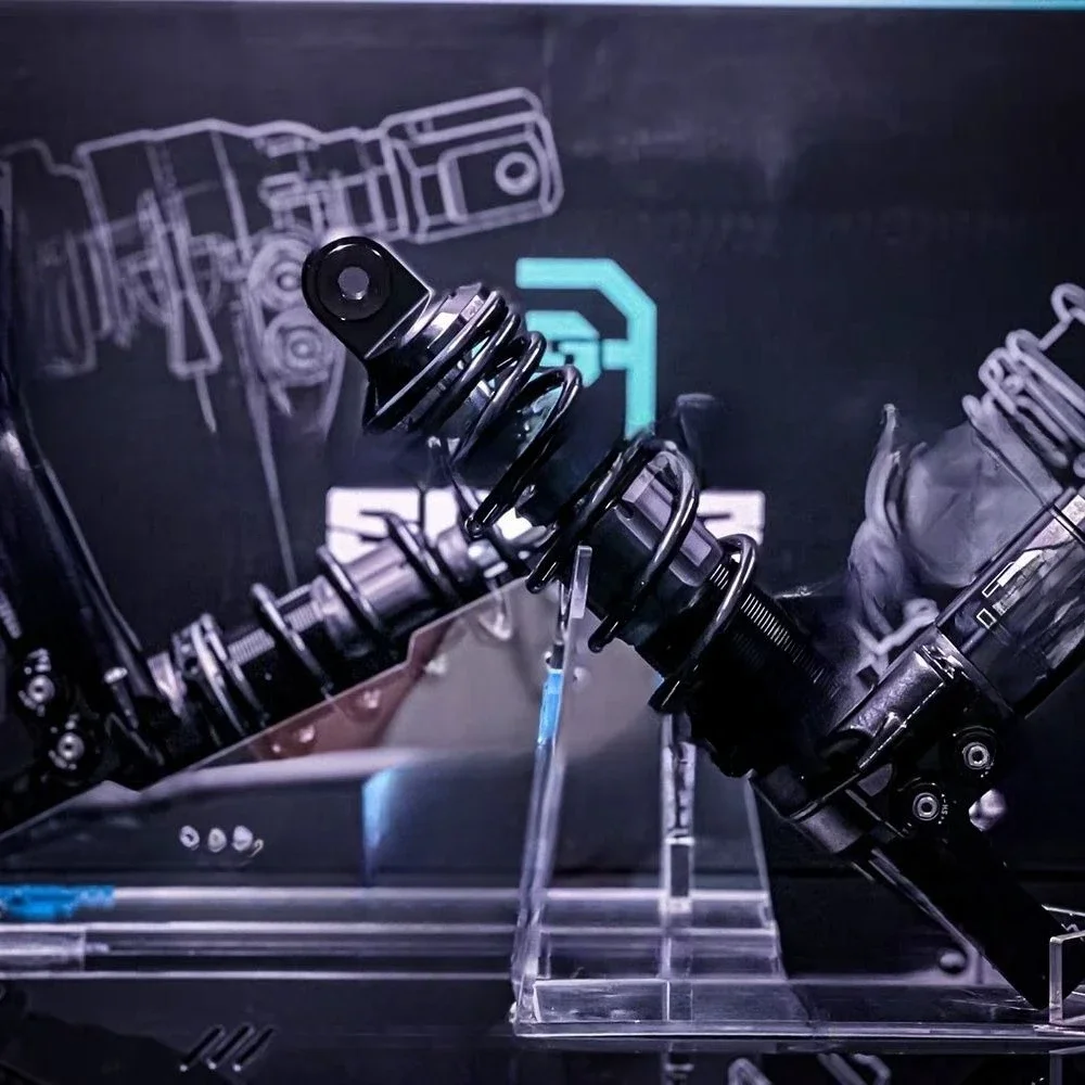 

shock absorption preload/rebound/adjustable high and low speed damping, shock absorption