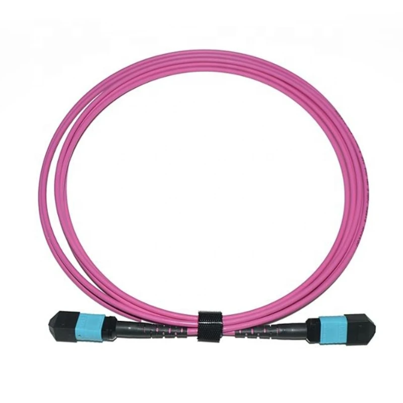 Factory price 8 12 24 fibers fiber optic MTP MPO patch cable