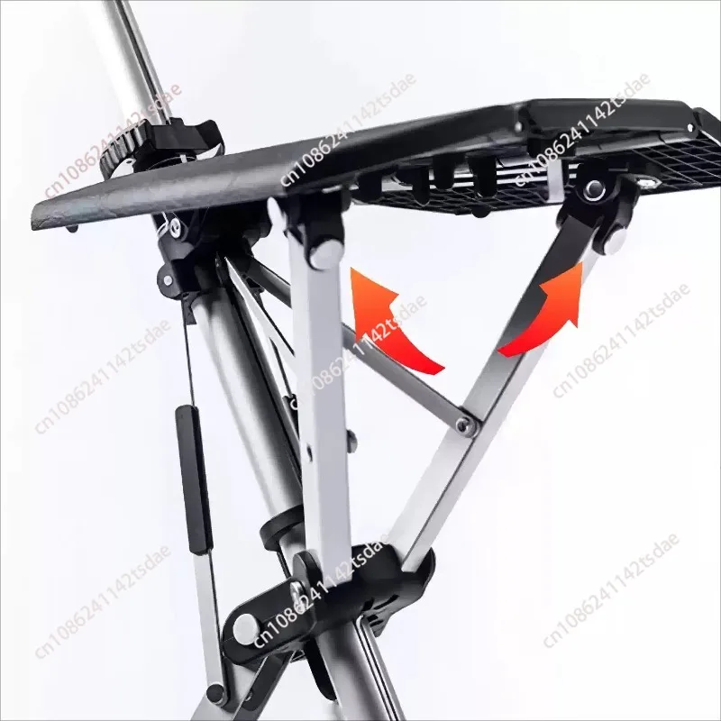 110KG Load Bearing New High Quality Aluminum Alloy Foldable Cane Stick Seat Adjustable Elderly Crutch Fishing Chair with Stool