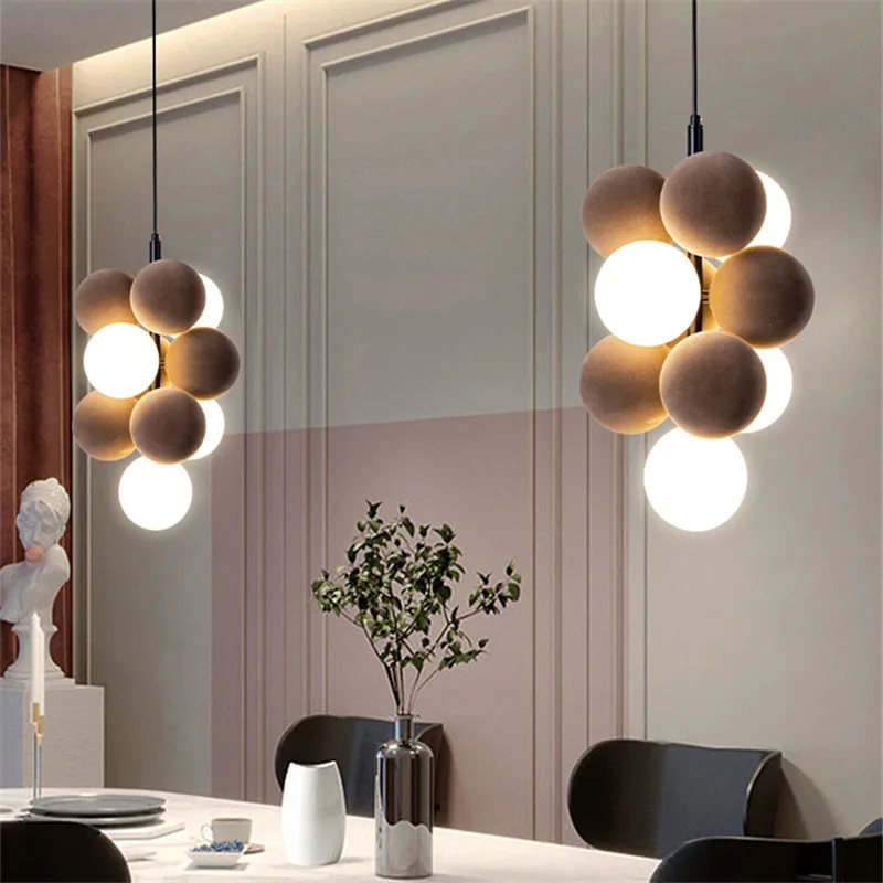 Creative Design Led Bulbs For Indoor Decoration Dining Room Living Room Bedroom Modern Home Abstract Candlestick Chandelier