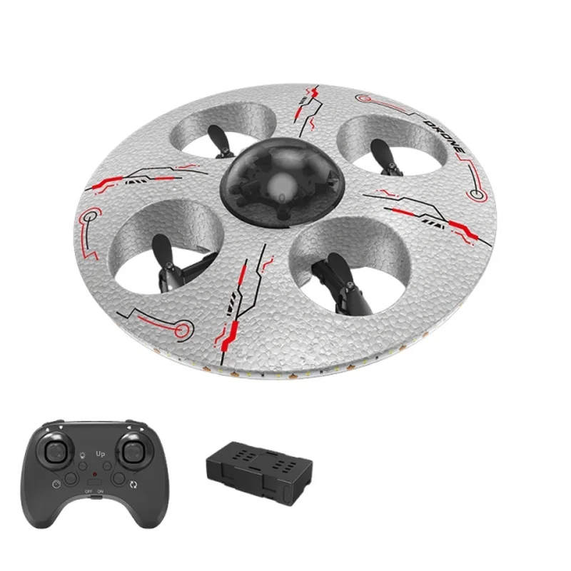 Novo s100 ufo interativo seis eixos voando brinquedo drone crianças controle remoto quadcopter brinquedo para diversão e entretenimento