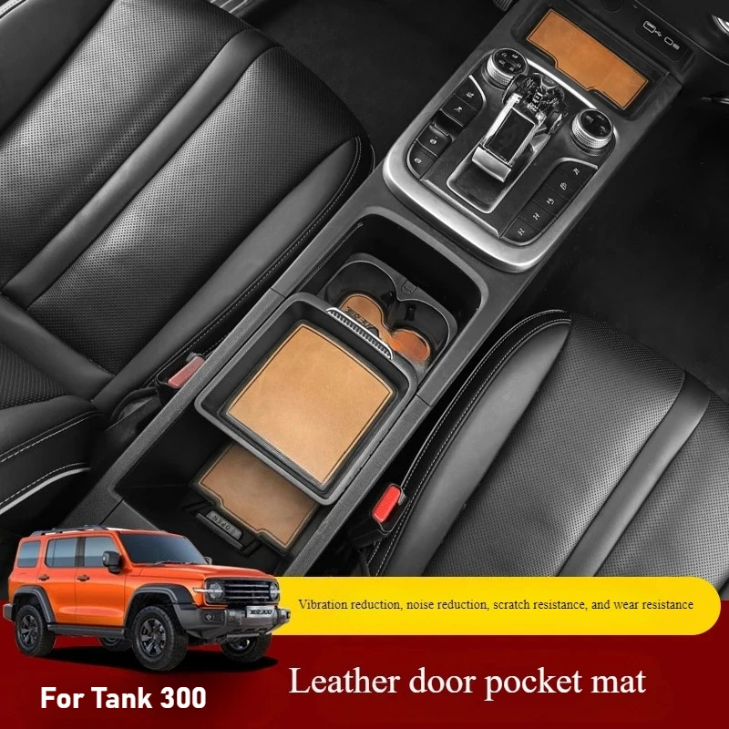 

For tank 300 door slot mat silicone cup storage box leather non-slip mat tank 300 modification interior parts