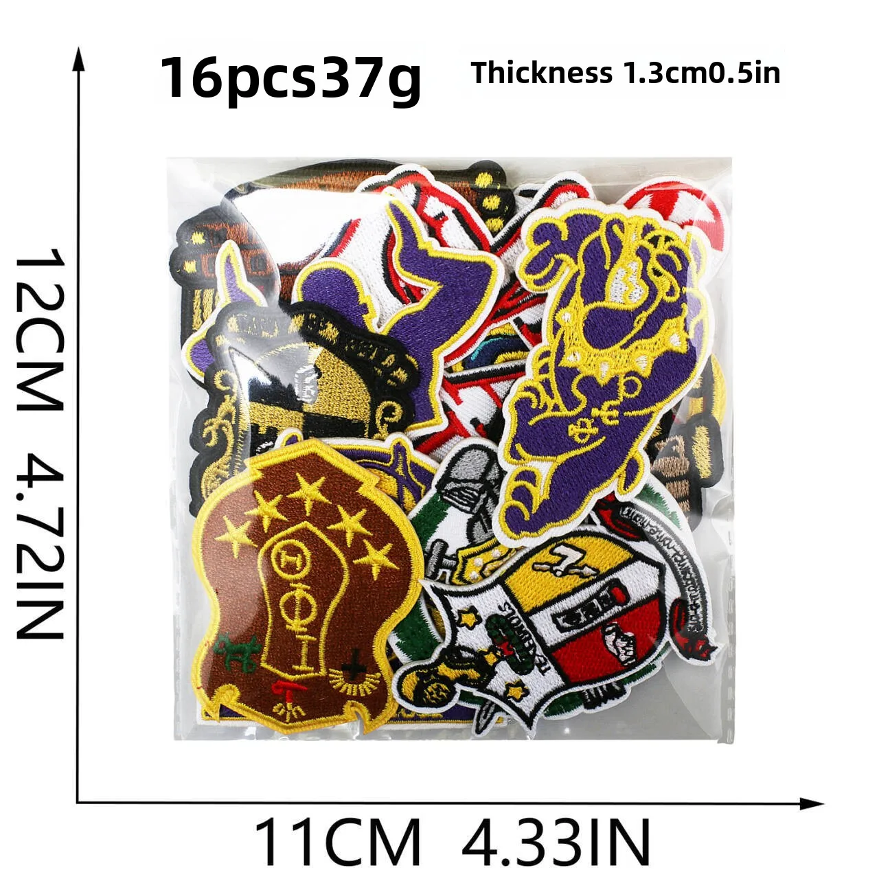 

1/5PCS Amazon Fraternity Archer Patches Cartoon Centaur Bow Arrow Design Embroidery Iron on For Clothing Palm Decoration