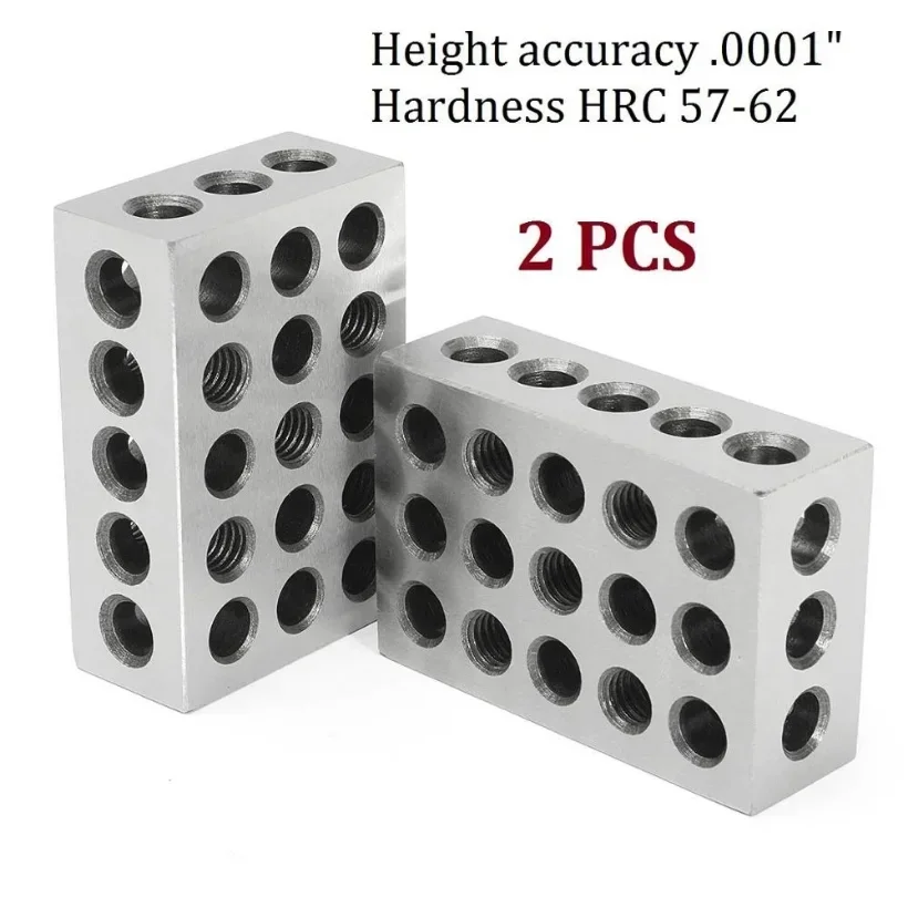 Precision Blocks Hardened Steel 1-2-3 Blocks 0.0001