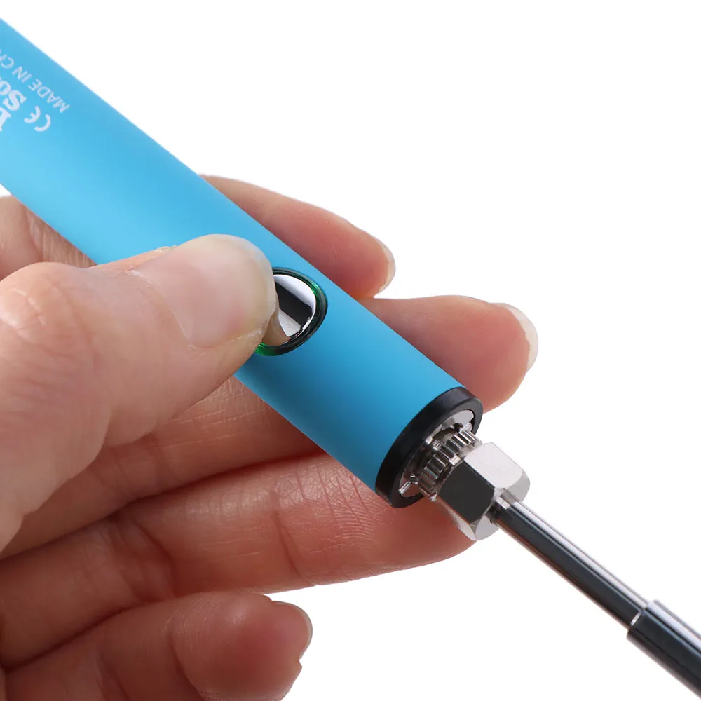 

Беспроводной электрический паяльник с USB-зарядкой, регулируемым напряжением и цифровым дисплеем