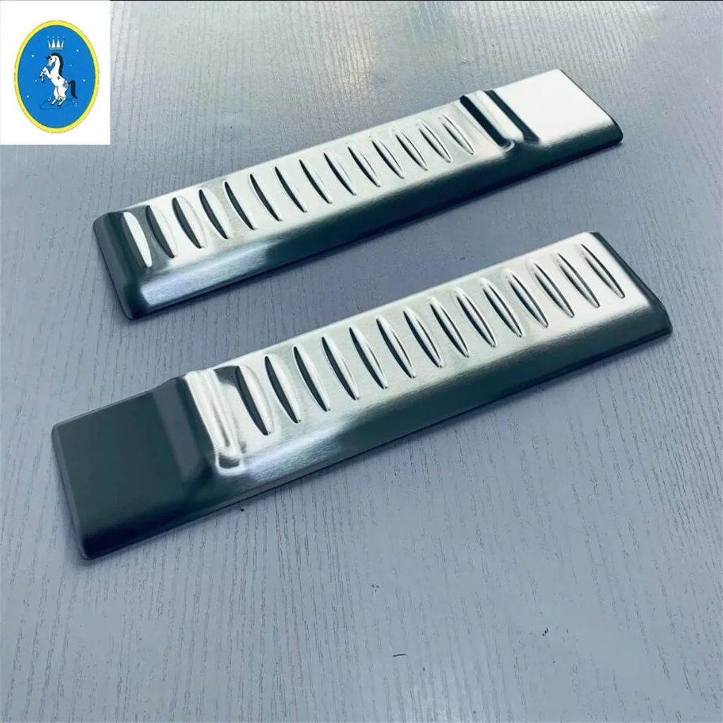 

For Suzuki Swift ZC / ZD 2024 2025 Car Rear Bumper Door Sill Plate Guard Panel Protection Cover Trim Stainless Steel Accessories