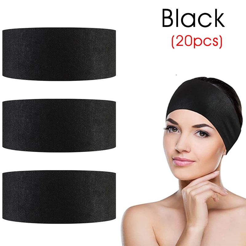 10/50/100 stücke Einweg SPA Gesichts Stirnbänder Weiß Gesichts Kosmetikerin Stirnband Wrap Vlies Weiche Hautpflege Schönheit Salon liefert