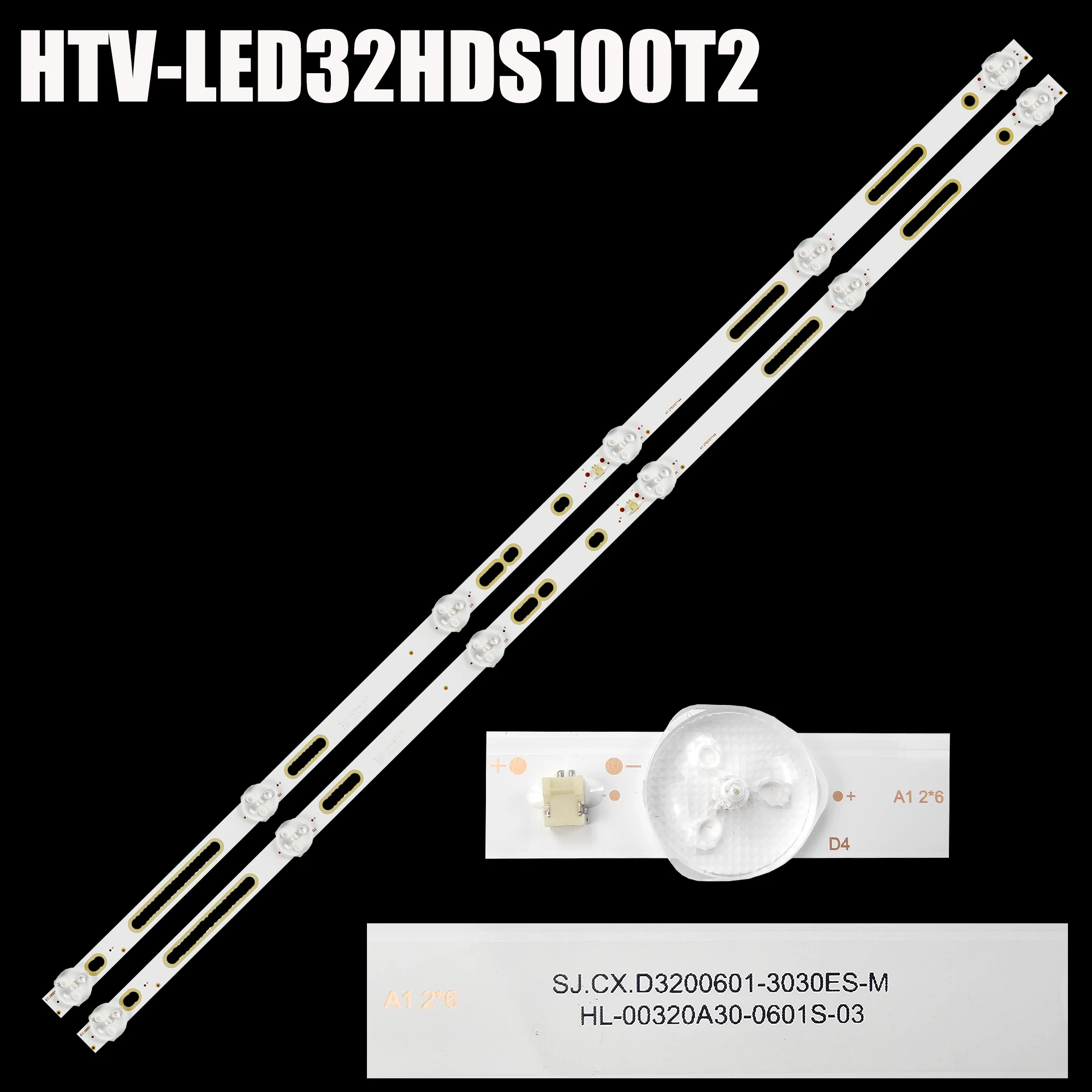 

TV's LED Backlight Strips For DEXP H32D7100E H32D71100E Band Ruler HL-00320A30-0601S-07 A1 2*6 HL-00320A30-0601S-03 A1 2*6 Lane