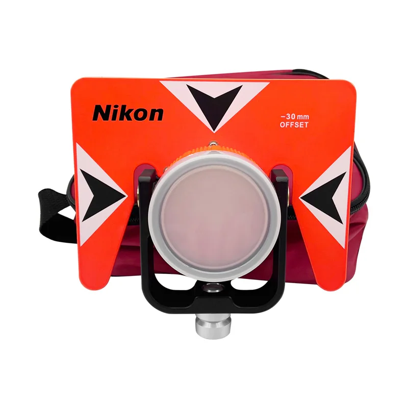 

RED SINGLE PRISM FOR NIKON TOTAL STATION -30 / 0mm 5/8x11 Female Thread