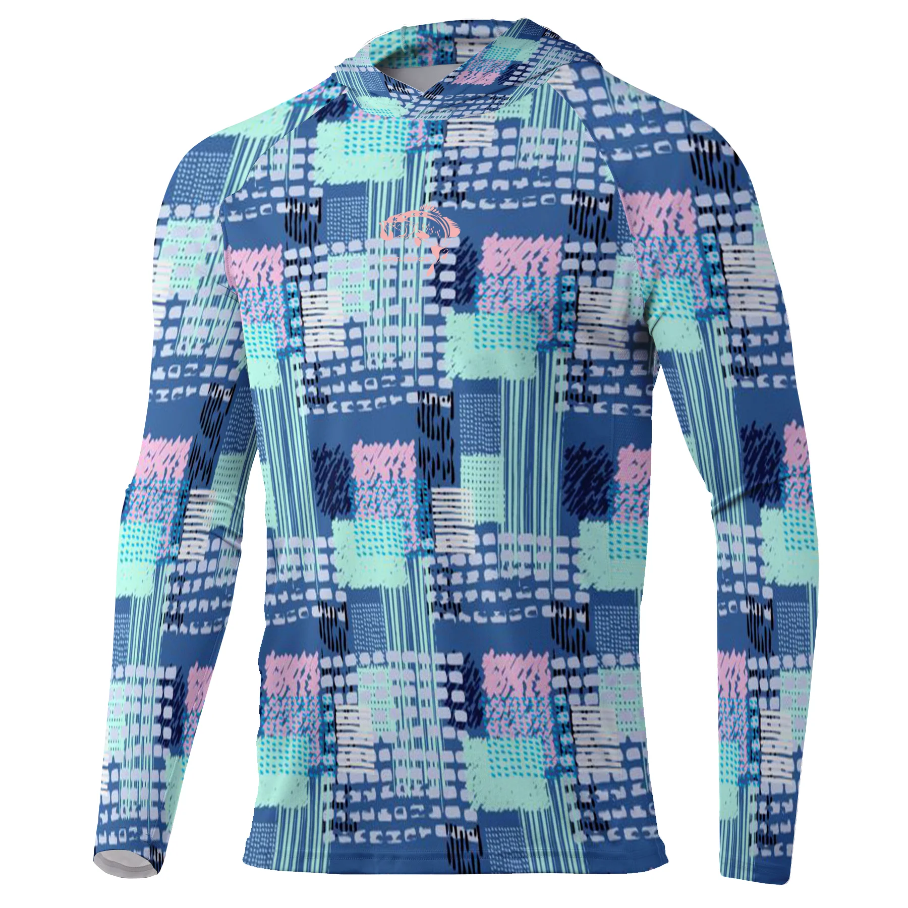 Men Fishing Hooded Shirts Long Sleeve Breathable Jersey Sun Protection Angling Clothing Camisa De Pesca Outdoor Fish SweatShirts