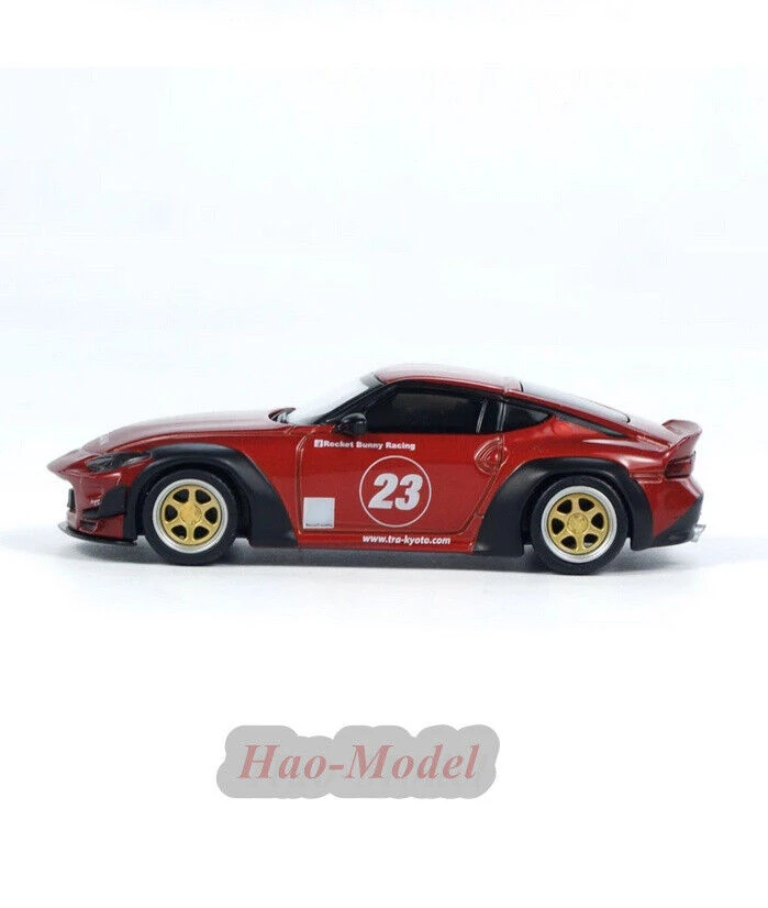 MINIGT 1/64 Dla Nissan Z Pandem Model samochodu Stop Diecast Metal Symulacja Zabawki Chłopcy Prezenty urodzinowe Hobby Wyświetlacz Ozdoby Czerwony