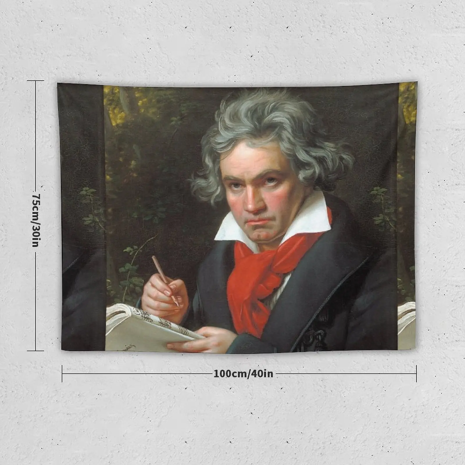 New Ludwig van Beethoven Tapestry Aesthetic Tapestry Custom Tapestry