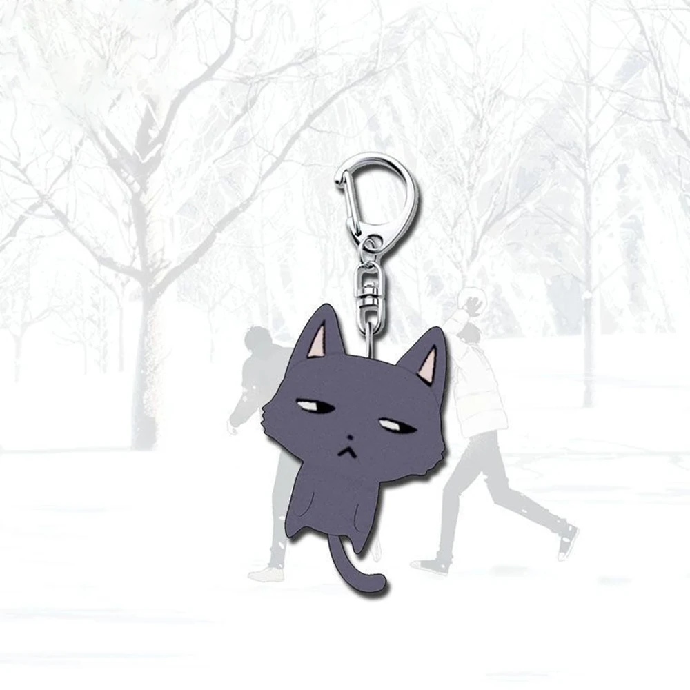 Manhwa Bad Friend Gu Ki-Jung Bae Ji-Min Kim Ji-Cheol Cosplay Keychain Acrylic Key Chain Cute Cat Pendant Keyring Bag Accessories