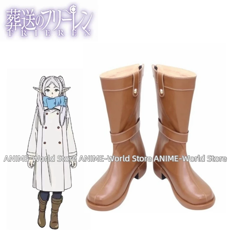 Frieren: Beyond 150.'s End Sousou no Frieren Frieren B Edition, Manteau en Laine Blanche, Costume de Cosplay, Perruque Chaussures, Taille Personnalisée