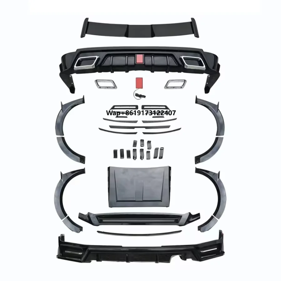 

Новые высококачественные автомобильные аксессуары из углеродного волокна с окрашенным комплектом широкого кузова, полный комплект, подходит для Great Wall Wey Tank 500