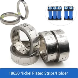 Nickel Plated Strip Steel Belt 1/2P Batteries Nickel Sheet Plate Connector Spot Welding Machine Battery Welder 18650 Holder