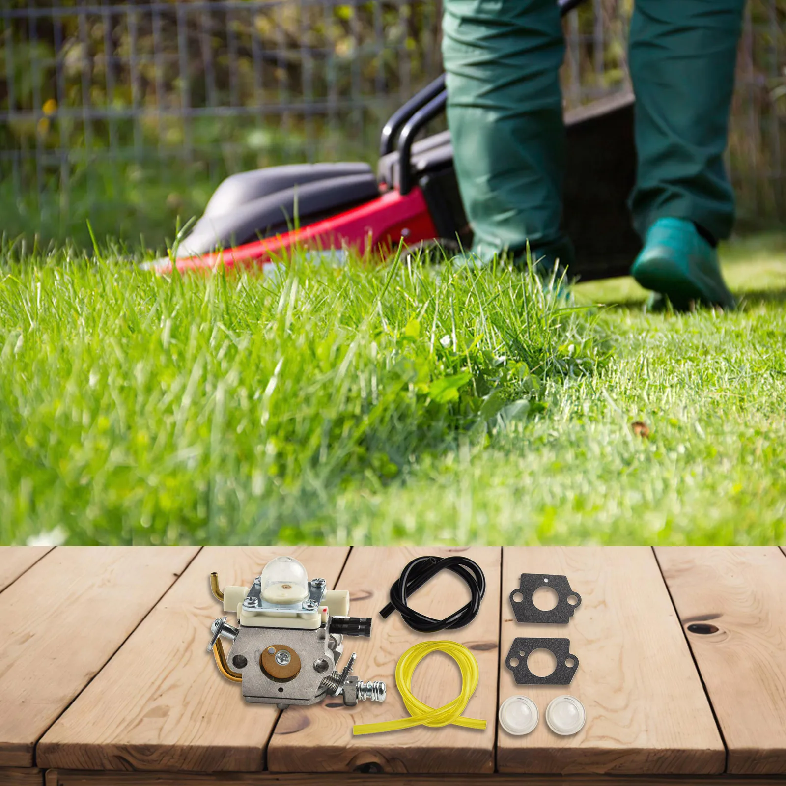 

Карбюратор для замены вентилятора листьев PB250 с топливопровода и комплектом прокладок WTA33, включая лампу и топливный фильтр