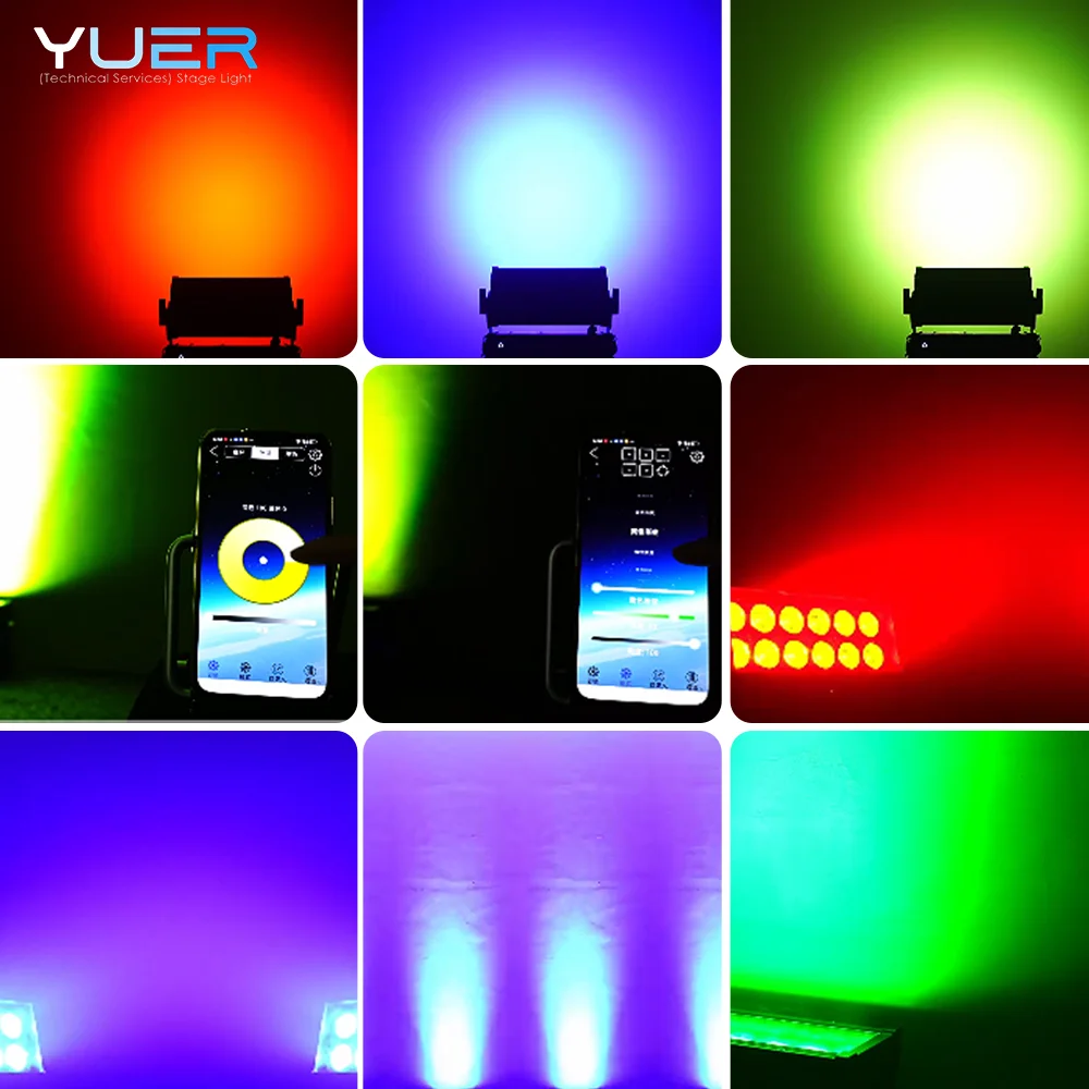 مقاوم للماء الاسمية ضوء 12x18 واط LED RGBWA UV 6in1 غسل الكاشف بطارية تعمل بالطاقة اللاسلكية APP DMX512 التحكم لشريط DJ ديسكو الطرف #3