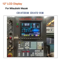 12 inch Industrial LCD Display Screen CD1472D1M Replace For Mazak Monitor Hitachi CD1472-D1M CNC System CRT 14