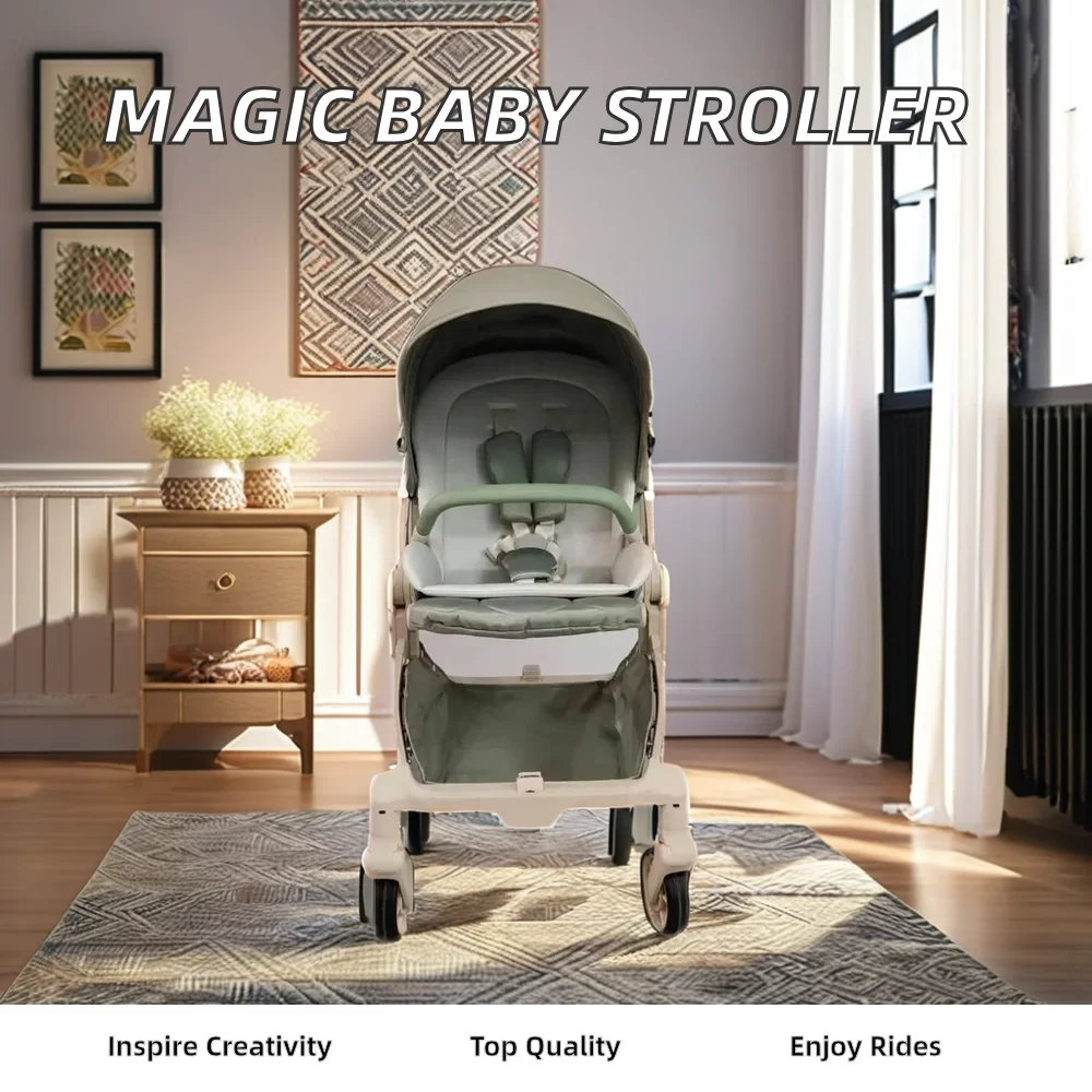 High Quality Easy Folding Portable Kids' Car Stroller Magic Carriage for Children