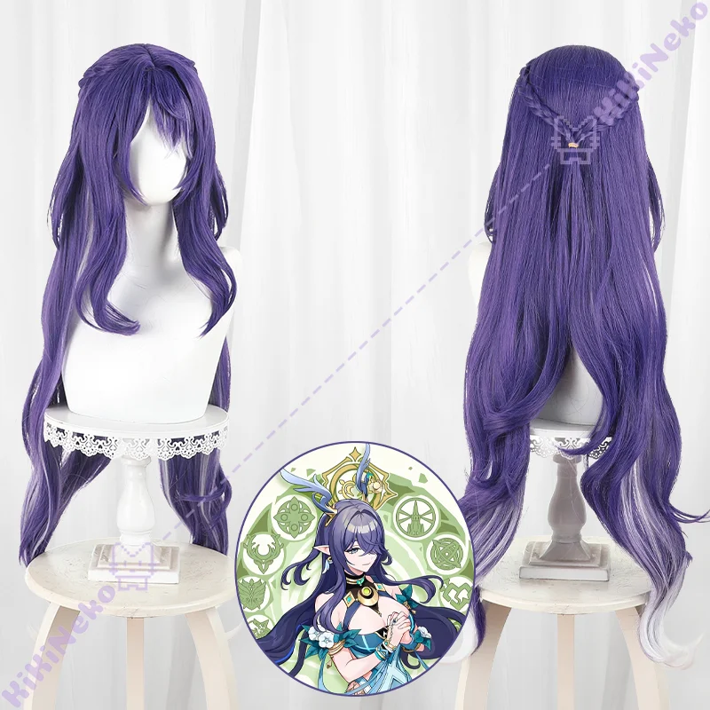 

Game Genshin Impact Lauma Cosplay Wig Moonchant Envoy Rauma Cosplay Wig Long Hair For Hallowmas Comicon Props Adult Women Girl