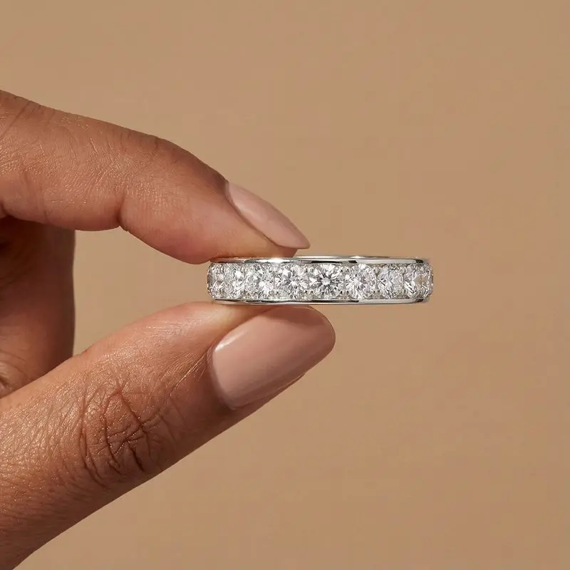 

Daily Wear Round Cubic Zircon Rings for Women Silver Colour Gold Colour High Quality Female Accessories Wedding Party Jewelry