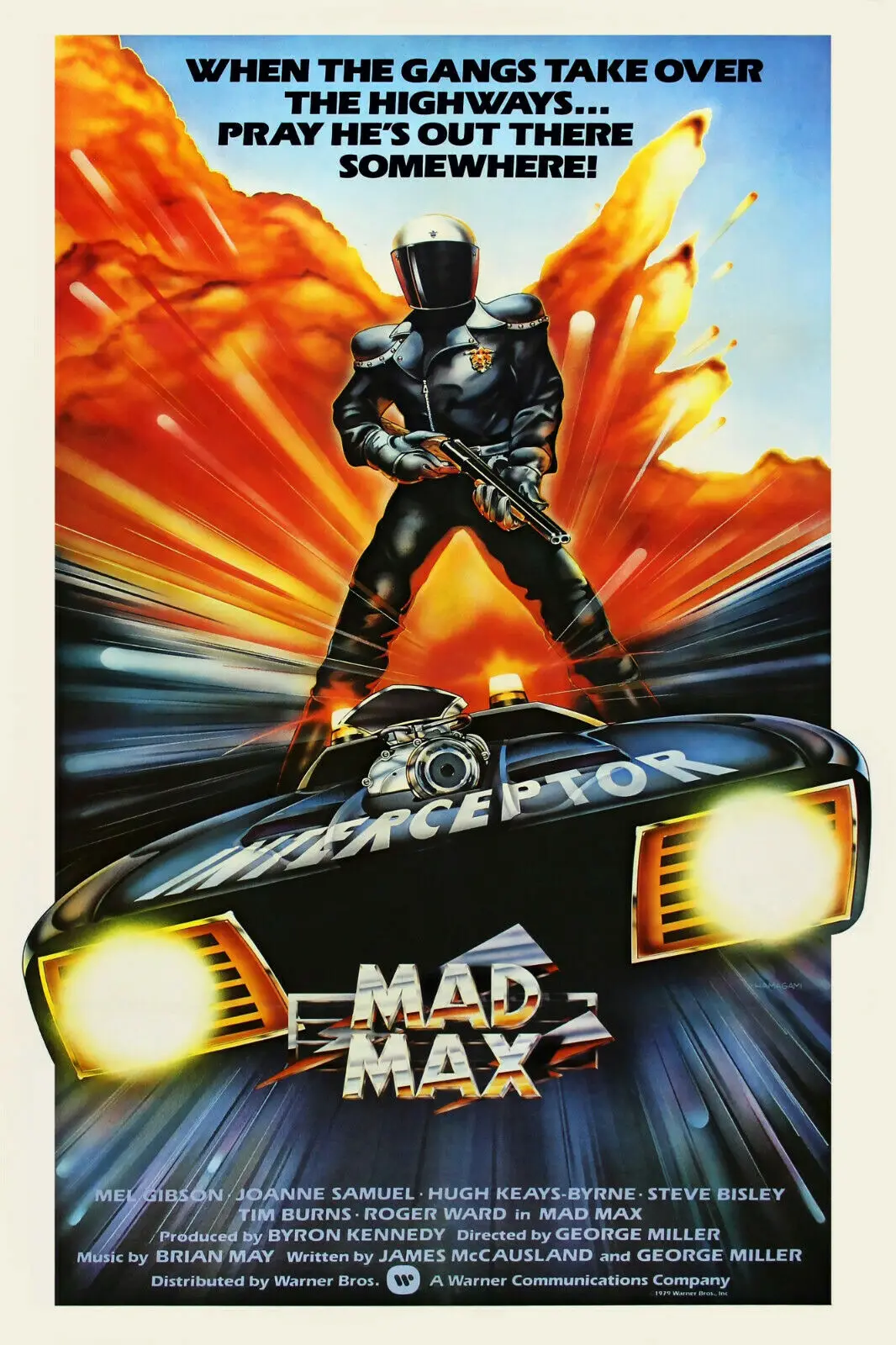 Mad Max Interceptor Movie, Art Picture Print Silk Poster, Home Wall Decor